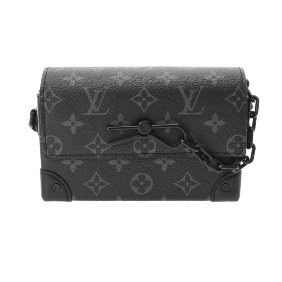 Louis Vuitton Handbags - LOUIS VUITTON Monogram Eclipse Black Steamer Wearable Wallet Black Canvas